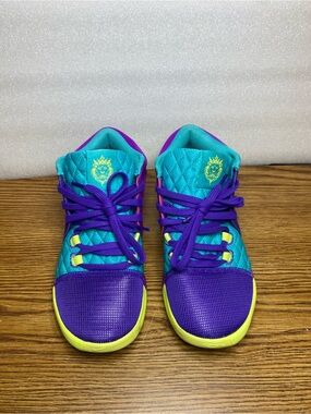 Nike LeBron Shoes Witness VIII 8 Mid Mens Size 7 Basketball Sneakers Purple Blue